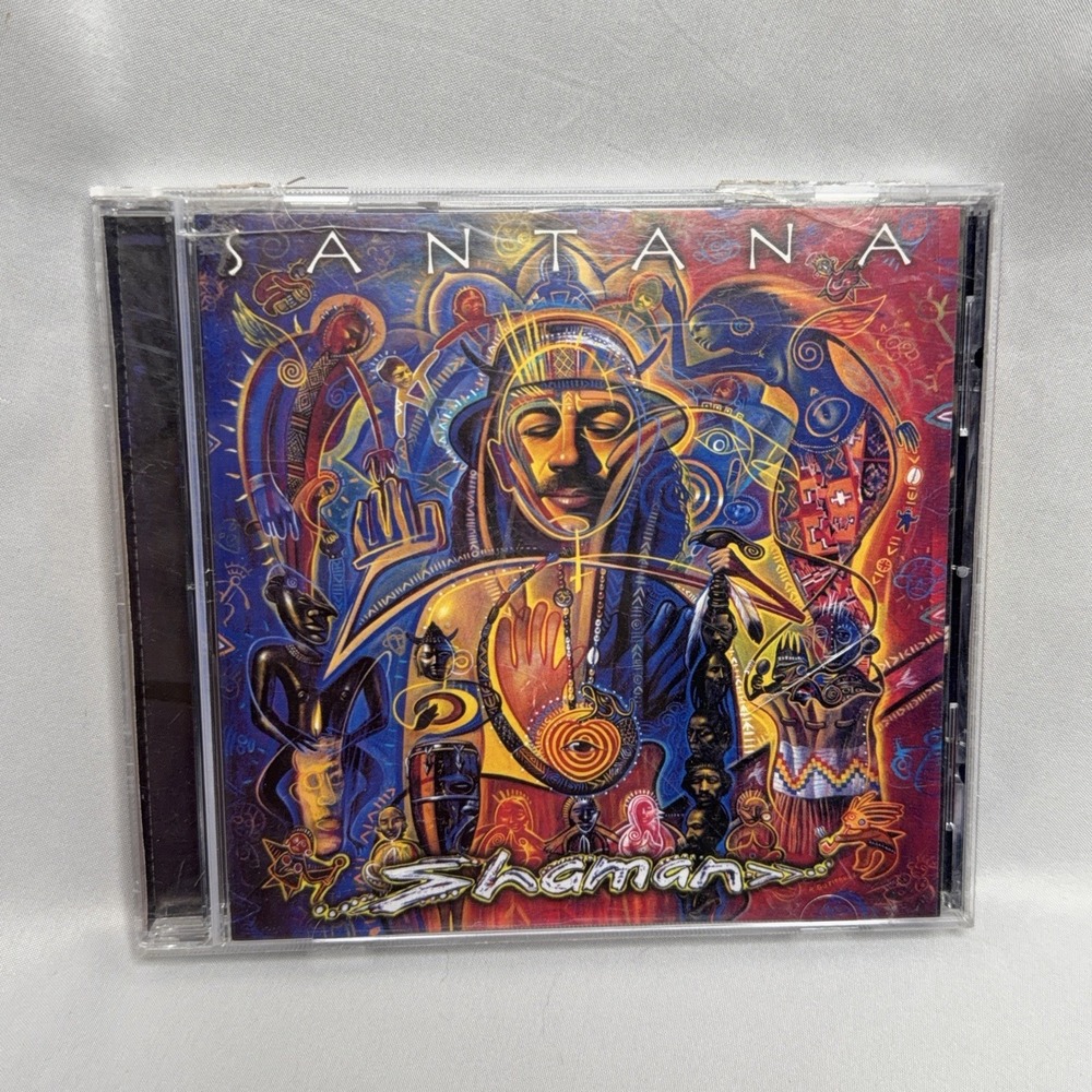 Santana Shaman CD 2002 Arista Game of Love Michelle Branch Dido Seal Rock Album